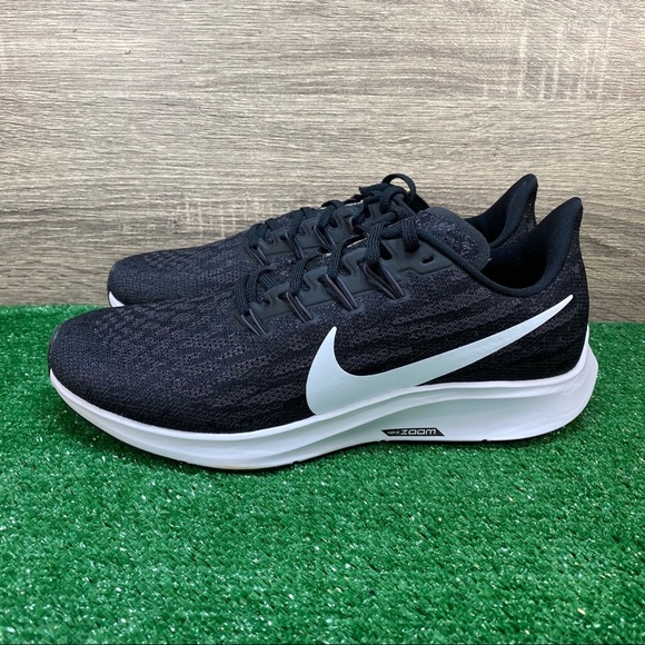 Nike Air Zoom Pegasus 36 4E Extra Wide Black White - Picture 4 of 14